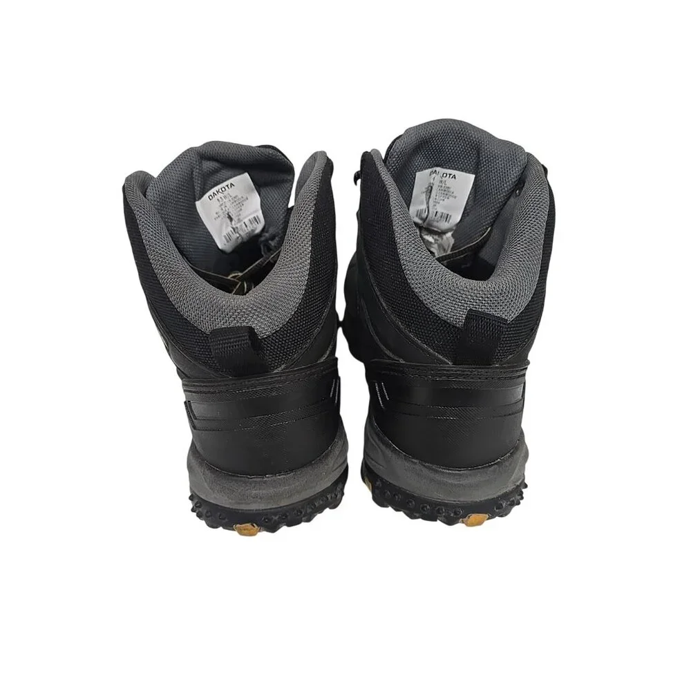 Dakota Men's 6" 2301 Aluminum Toe Comp. Plate WP Work Boots Black Size 9.5W/L - Picture 3 of 8